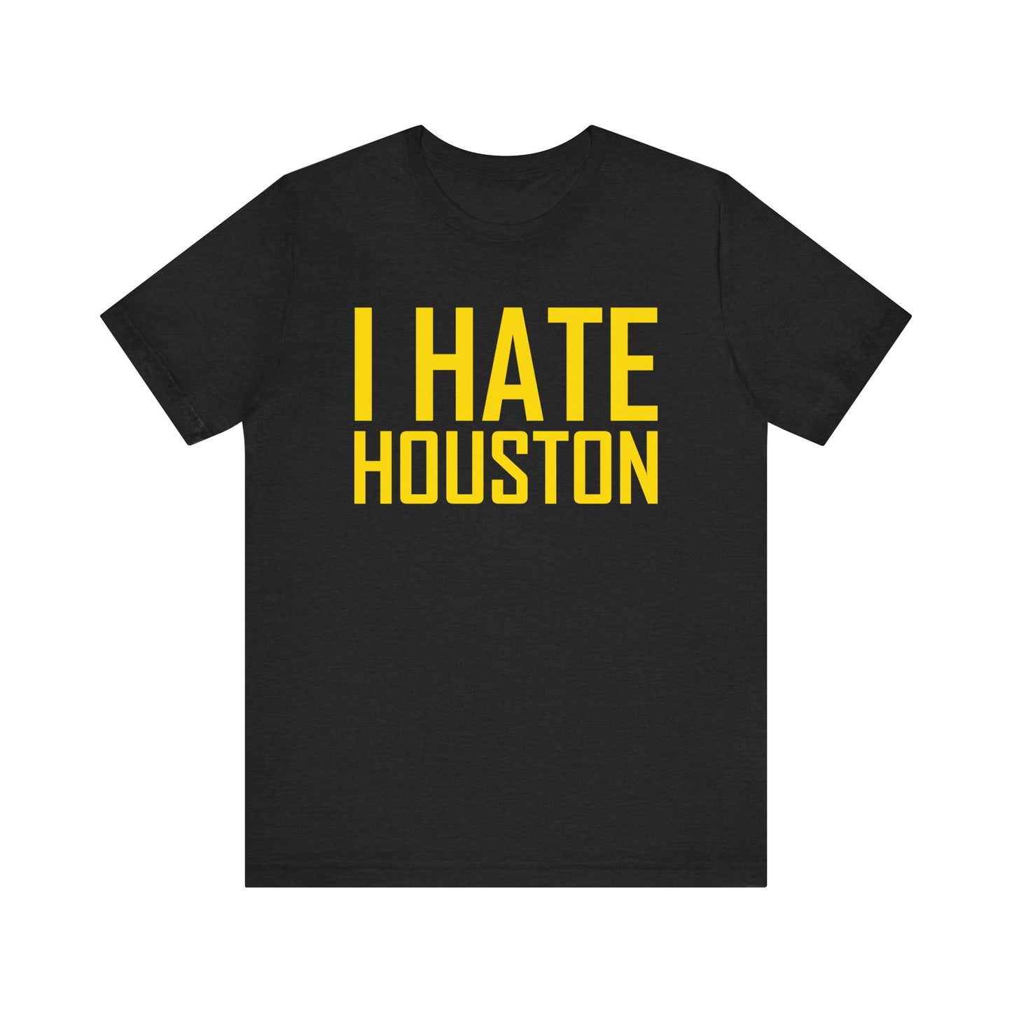 i Hate Hyooston (for Utah fans) - Unisex Jersey Short Sleeve Tee