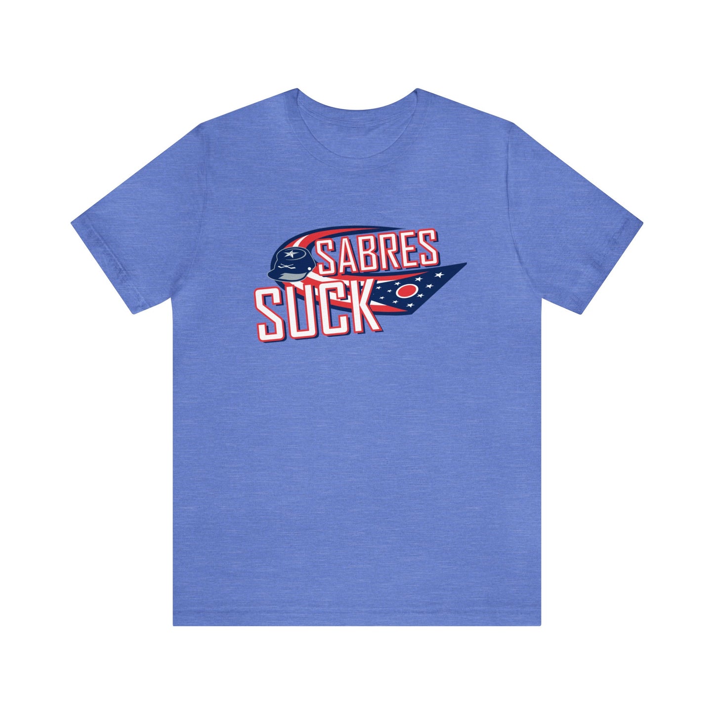 The Saybres Suck (for Blue Jacket fans) - Unisex Jersey Short Sleeve Tee