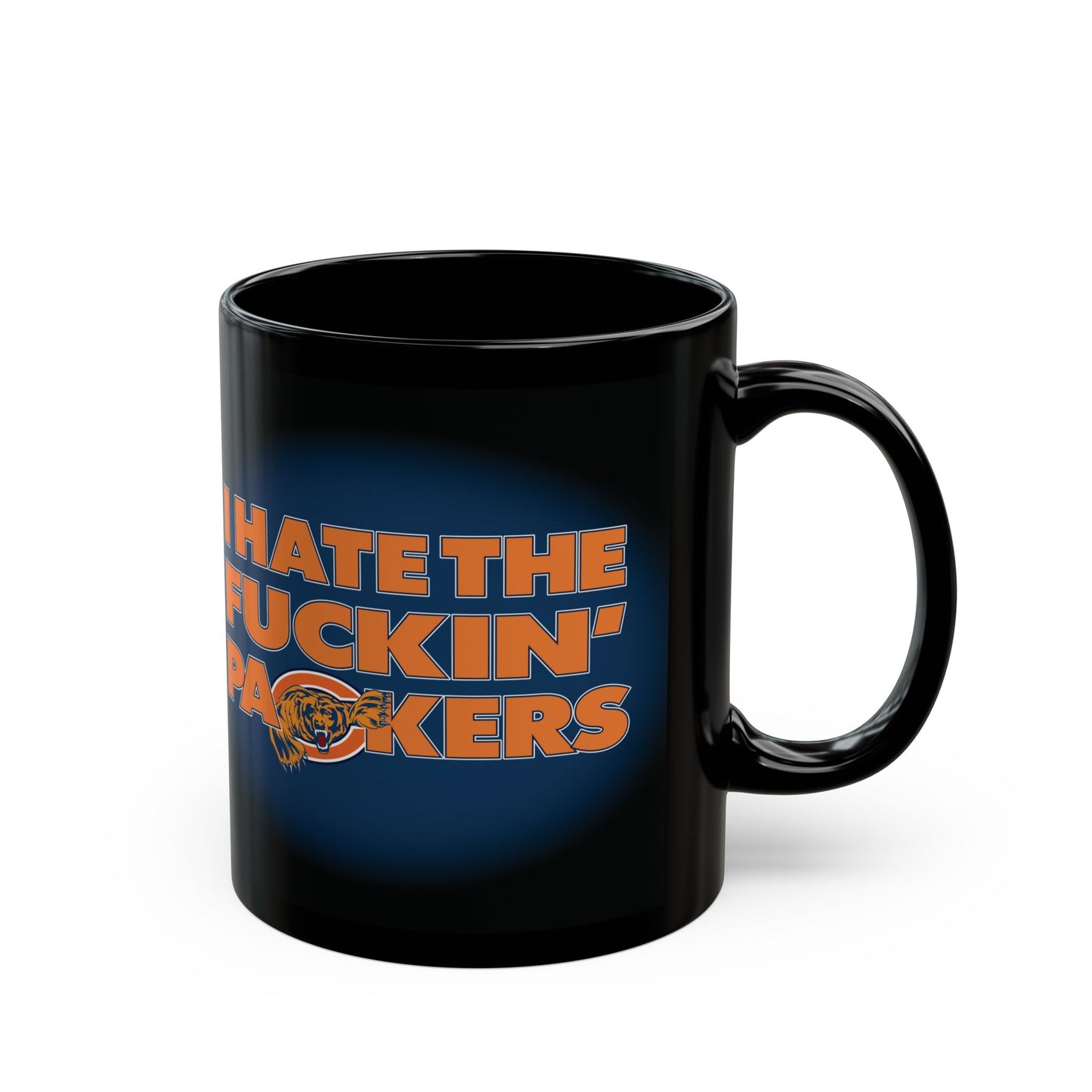 I Hate The Effin' Pack (for Chicago fans) - Black Mug (11oz, 15oz)
