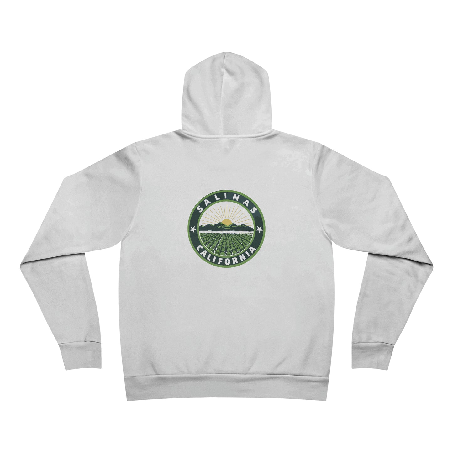 California, Salinas (Retro Logo & S8S Logo Mashup) - Unisex Sponge Fleece Pullover Hoodie