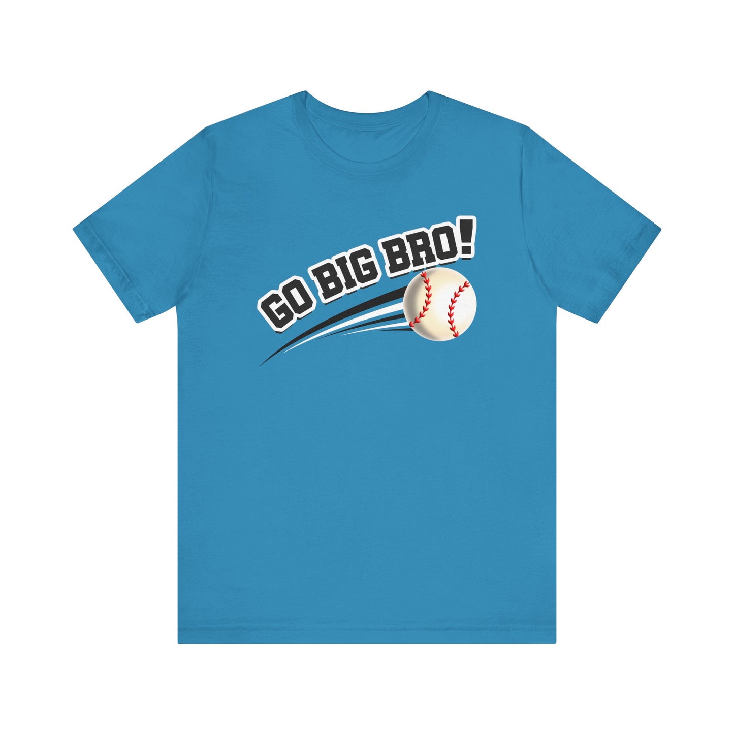 Go Big Bro! (Sibling Revelry Baseball) - Unisex Jersey Short Sleeve Tee
