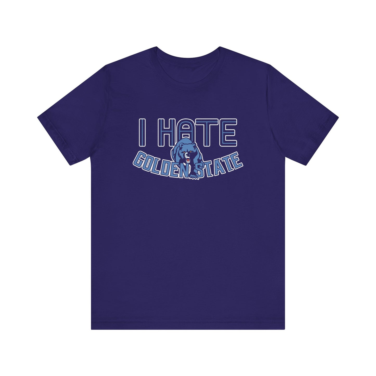 I Hate Golden Stayt (for Memphis fans) - Unisex Jersey Short Sleeve Tee