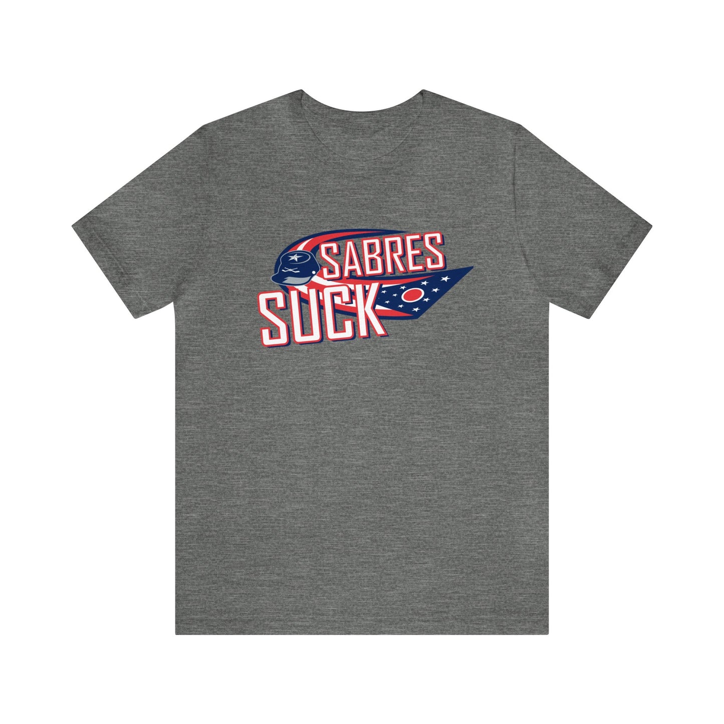 The Saybres Suck (for Blue Jacket fans) - Unisex Jersey Short Sleeve Tee