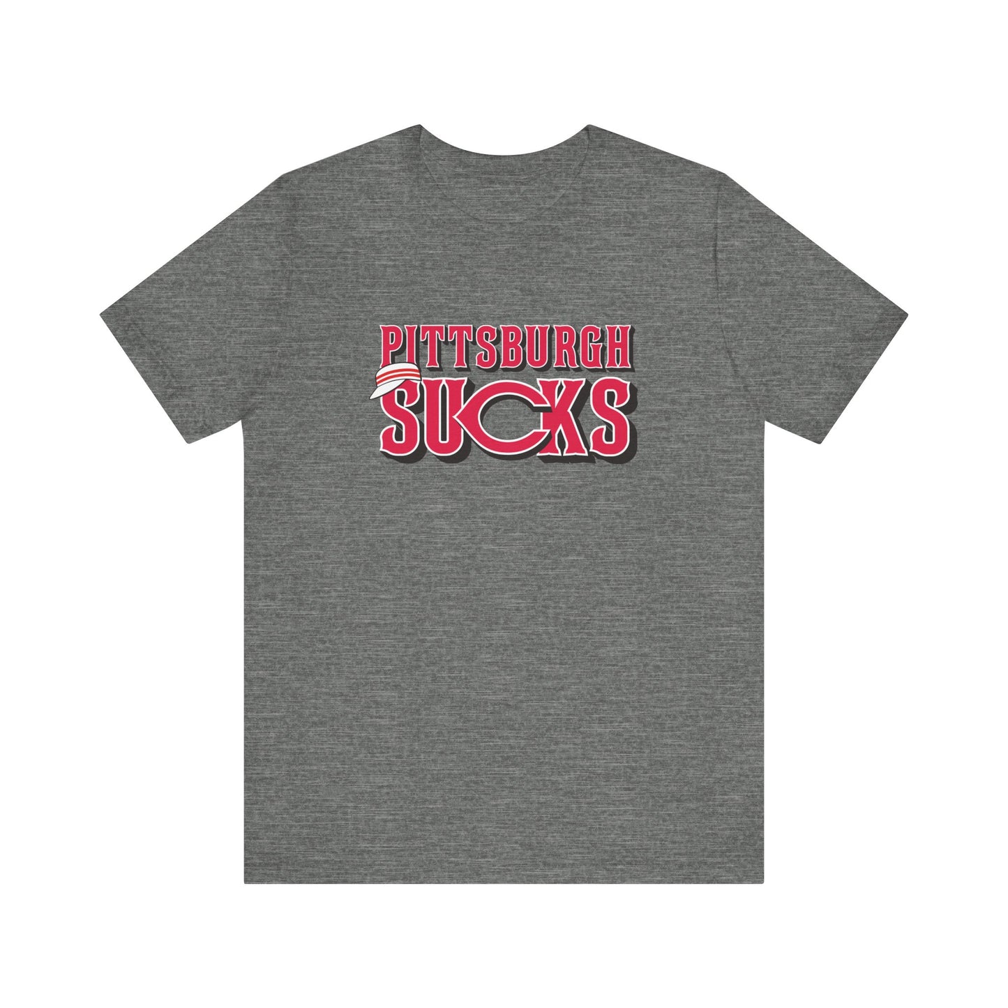 Pittsburgh Sucks (for Cincinnati fans) - Unisex Jersey Short Sleeve Tee