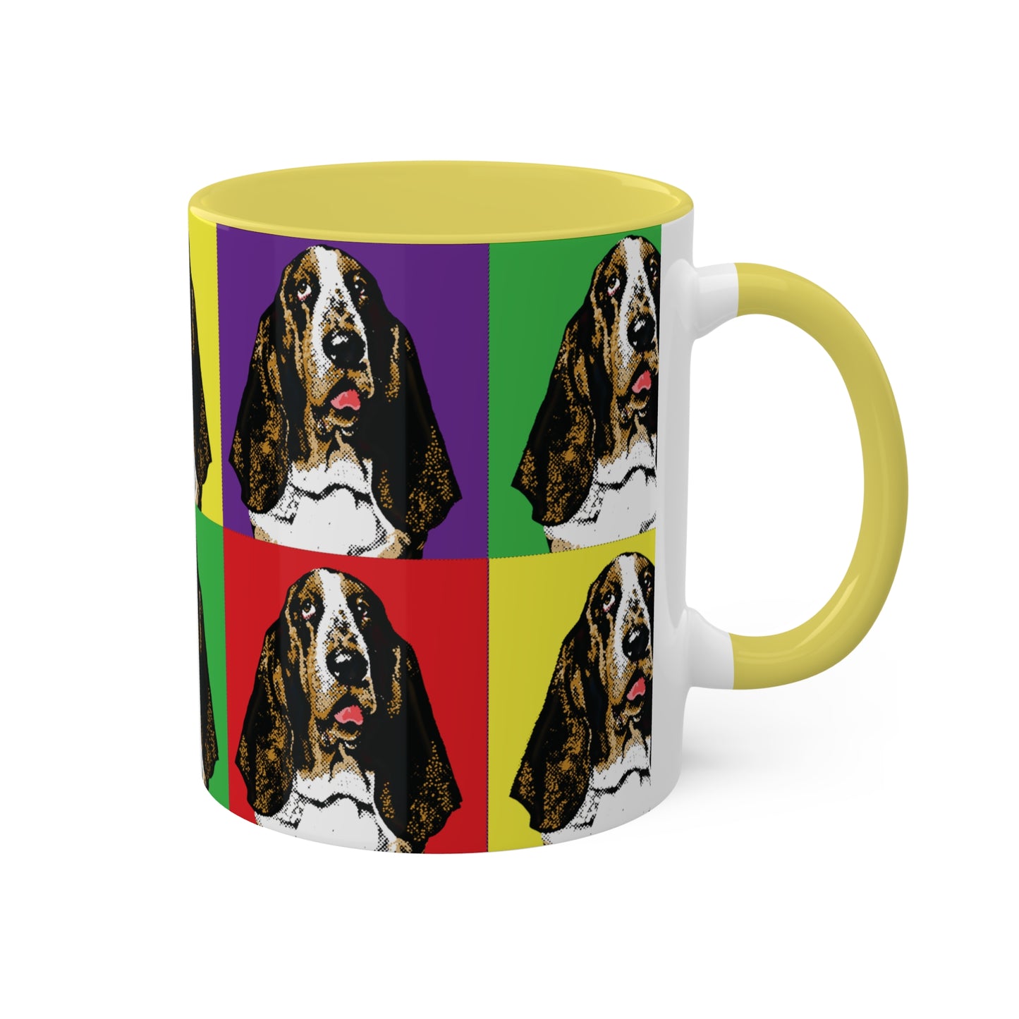 Basset Pop Art - Colorful Mugs, 11oz
