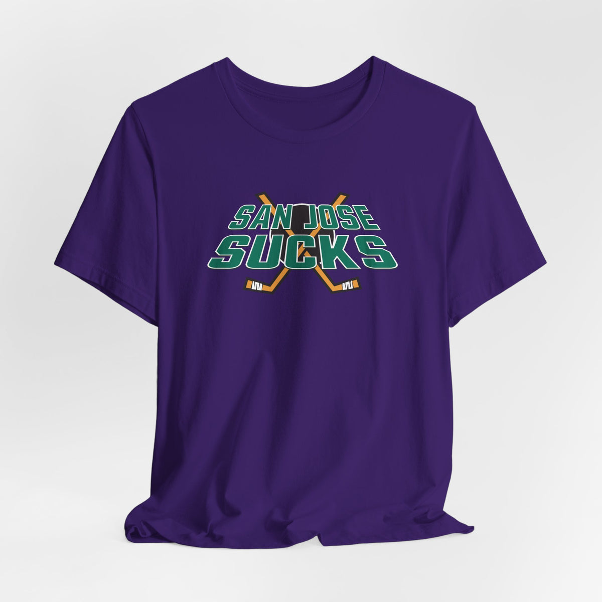 San Jose Sucks (Anaheim fans) - Unisex Jersey Short Sleeve Tee