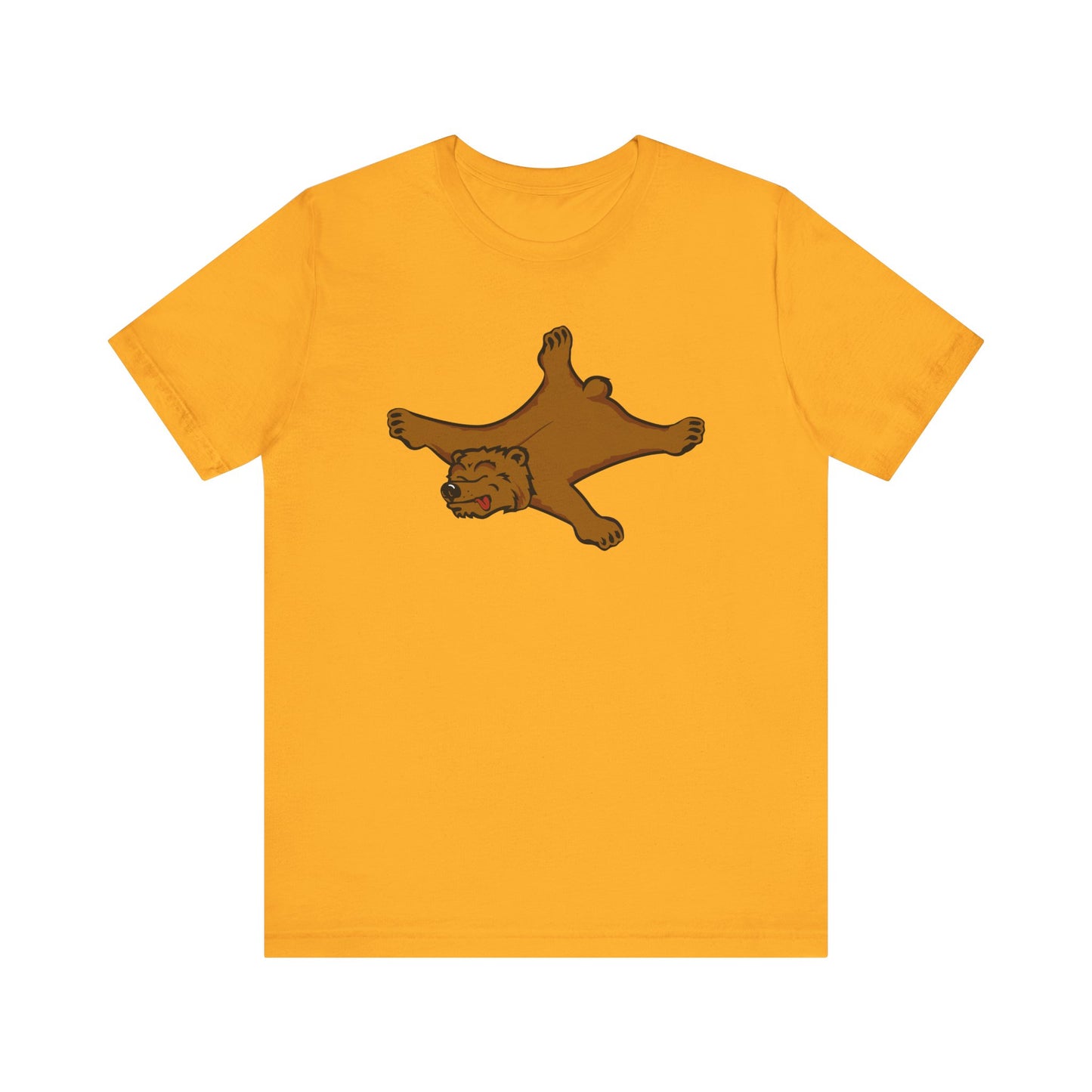 Bruins (or bear) Skin Rug (beat UCLA for any fan) Unisex Jersey Short Sleeve Tee