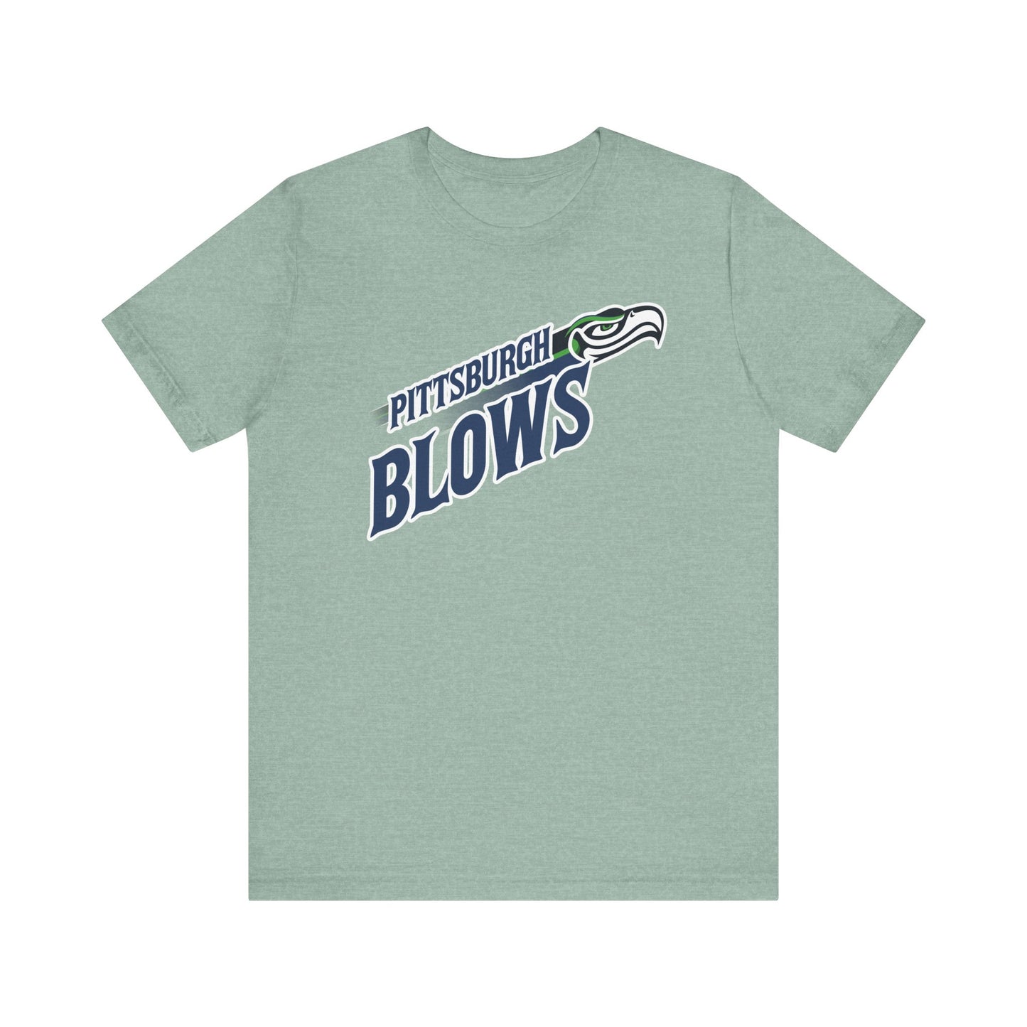 Pittsburgh Blows! (for Seattle fans) - Unisex Jersey Short Sleeve Tee