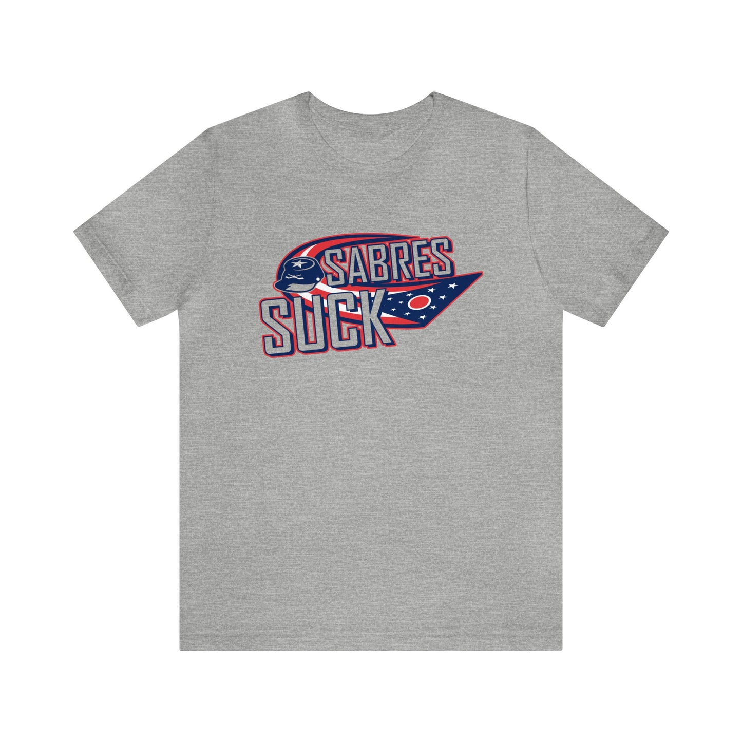 The Saybres Suck (for Blue Jacket fans) - Unisex Jersey Short Sleeve Tee