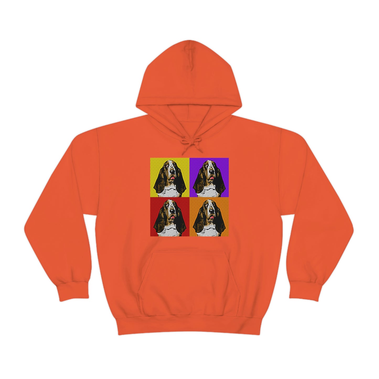 Basset Pop Art - Unisex Heavy Blend™ Hooded Sweatshirt