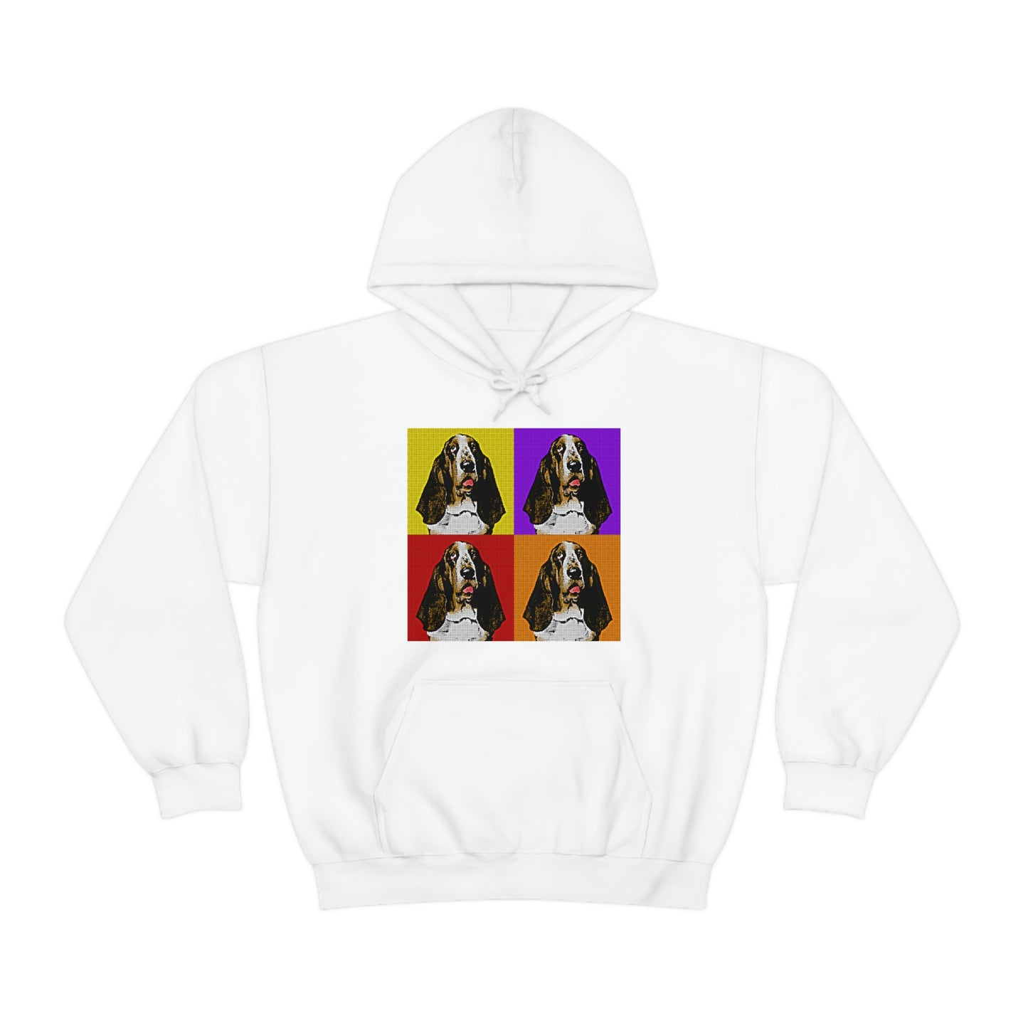 Basset Pop Art - Unisex Heavy Blend™ Hooded Sweatshirt