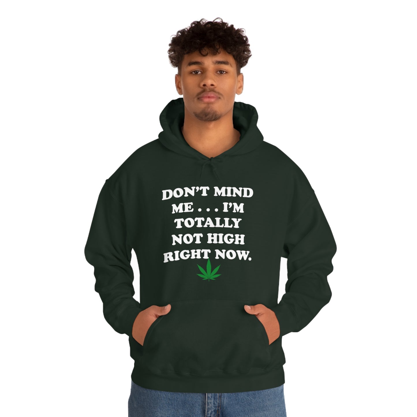 Totally Not High Right Now - Unisex Heavy Blend™ Hooded Sweatshirt