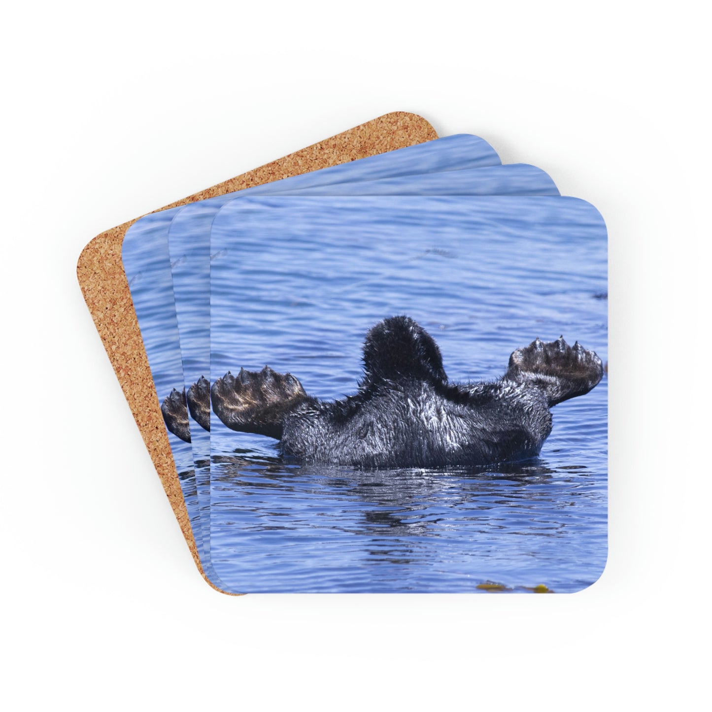 Corkwood Coaster Set