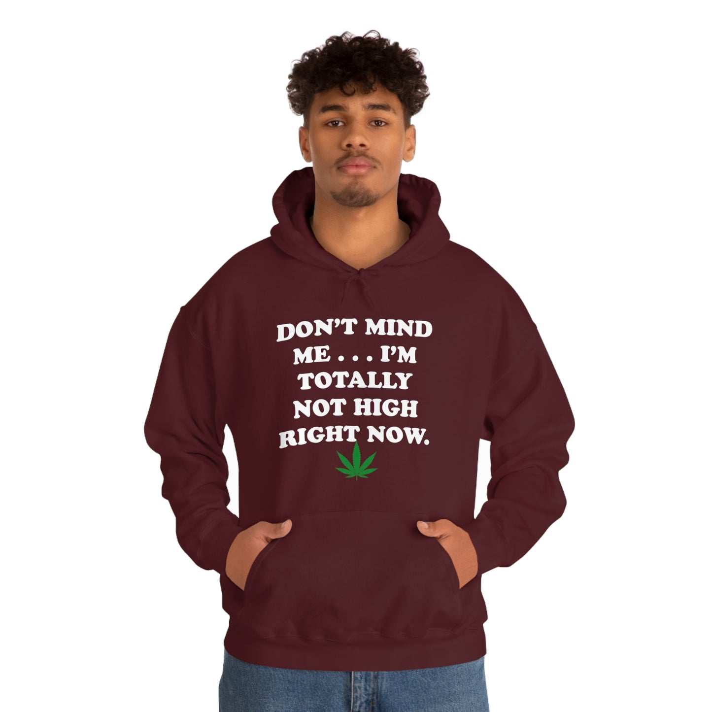 Totally Not High Right Now - Unisex Heavy Blend™ Hooded Sweatshirt
