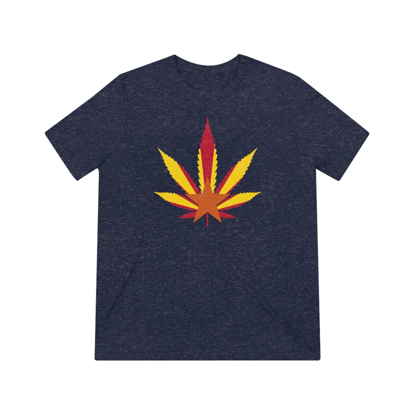 Arizona Cannabis Flag Leaf - Unisex Triblend Tee