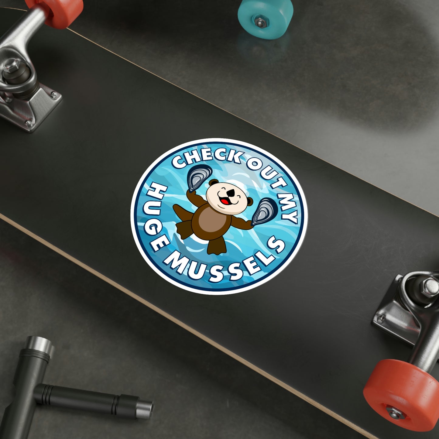 Huge Mussels Sea Otter - Die-Cut Stickers