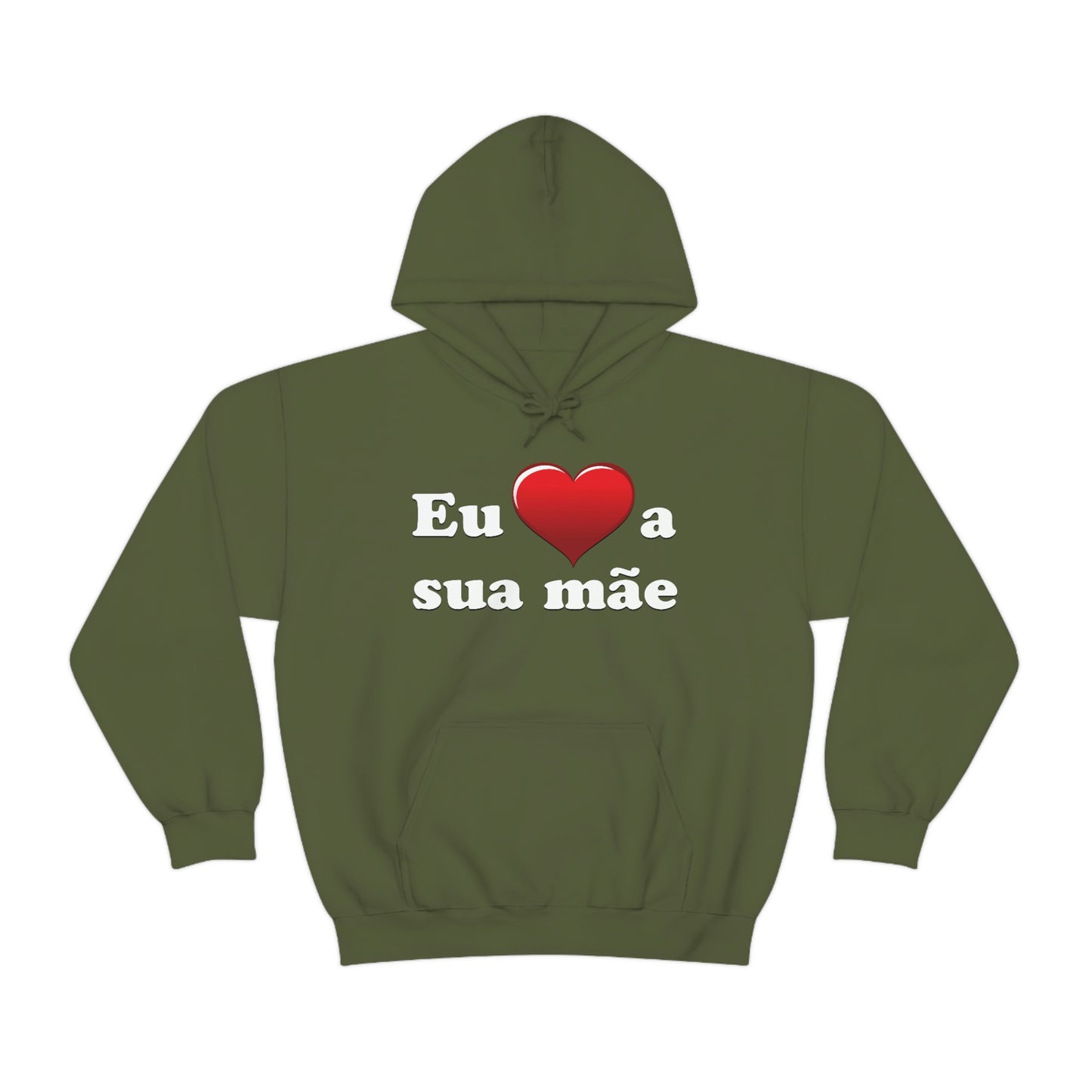 Eu ♥ a sua mãe - Unisex Heavy Blend™ Hooded Sweatshirt