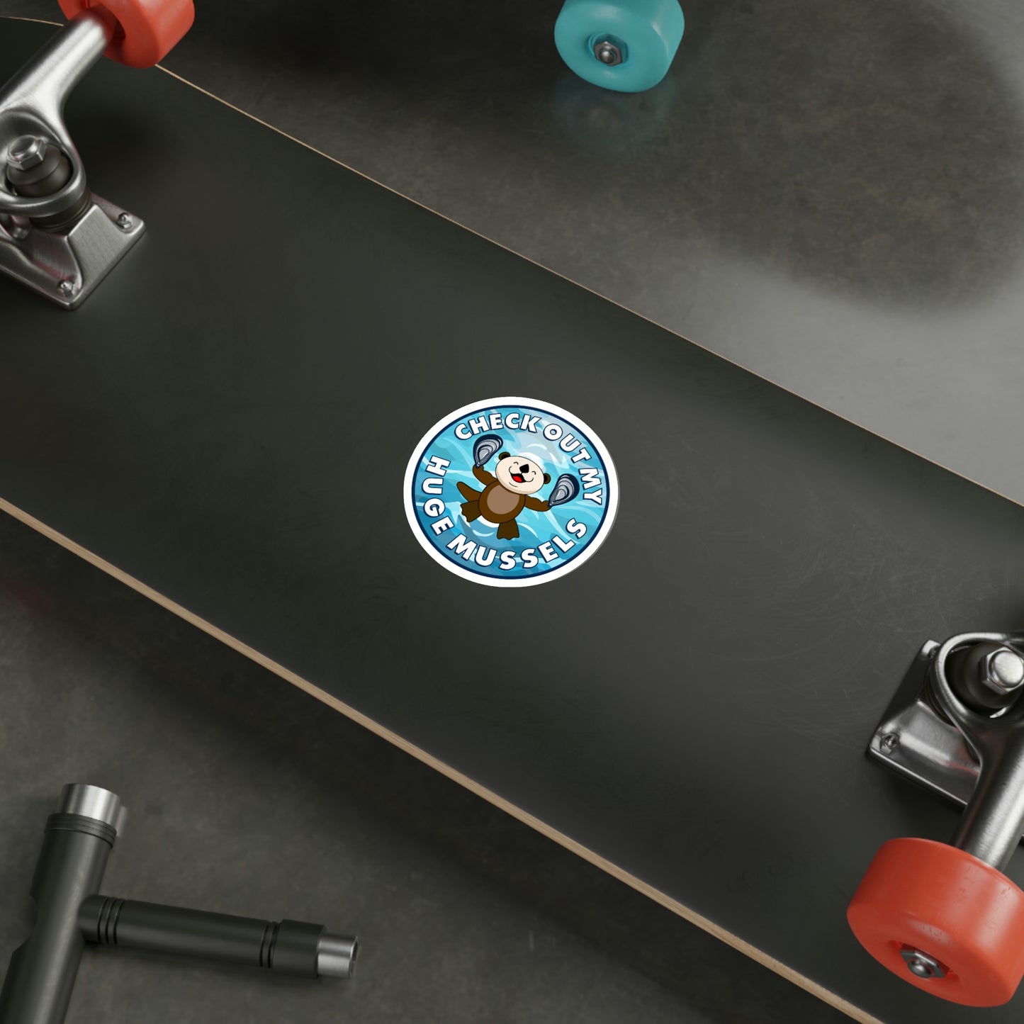 Huge Mussels Sea Otter - Die-Cut Stickers
