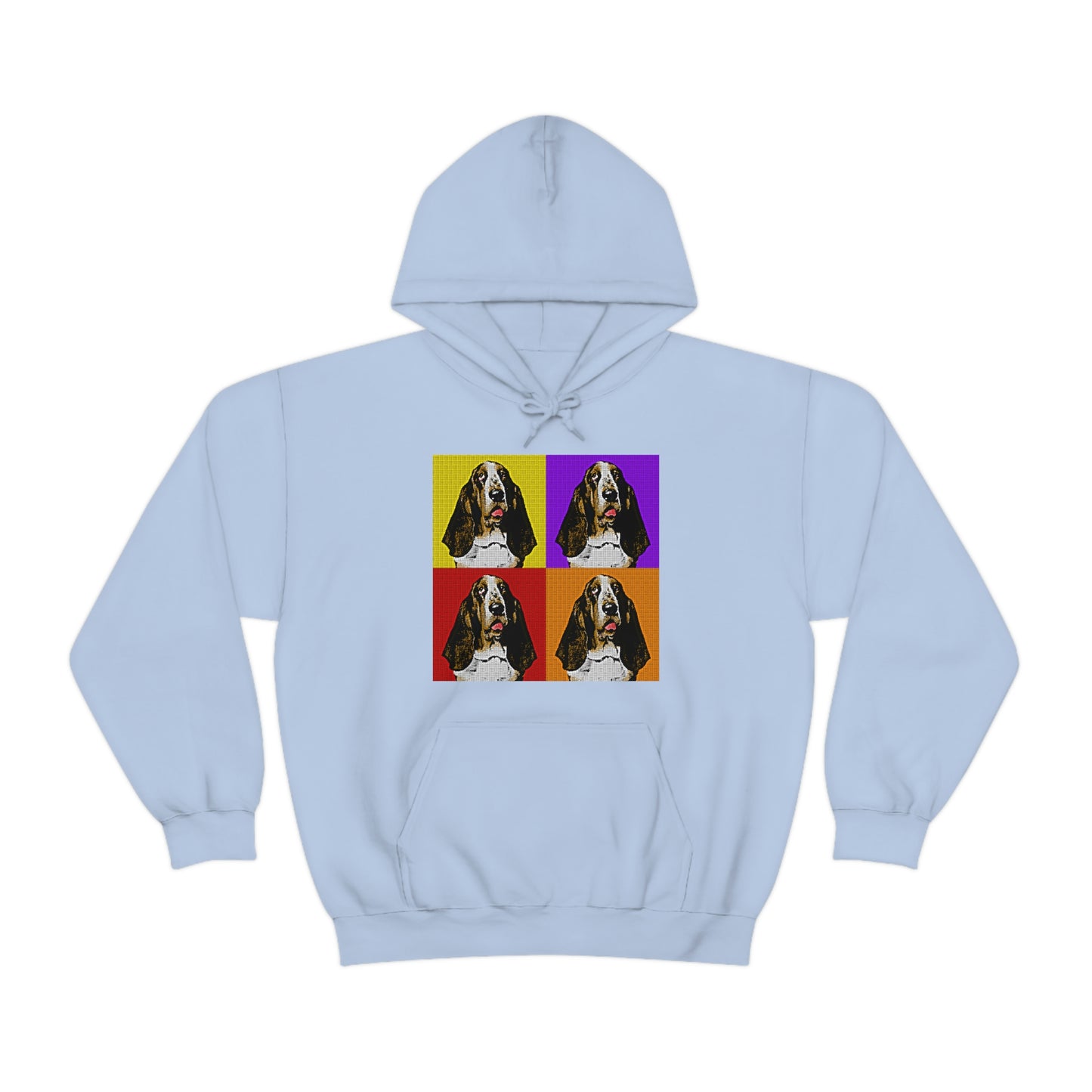 Basset Pop Art - Unisex Heavy Blend™ Hooded Sweatshirt