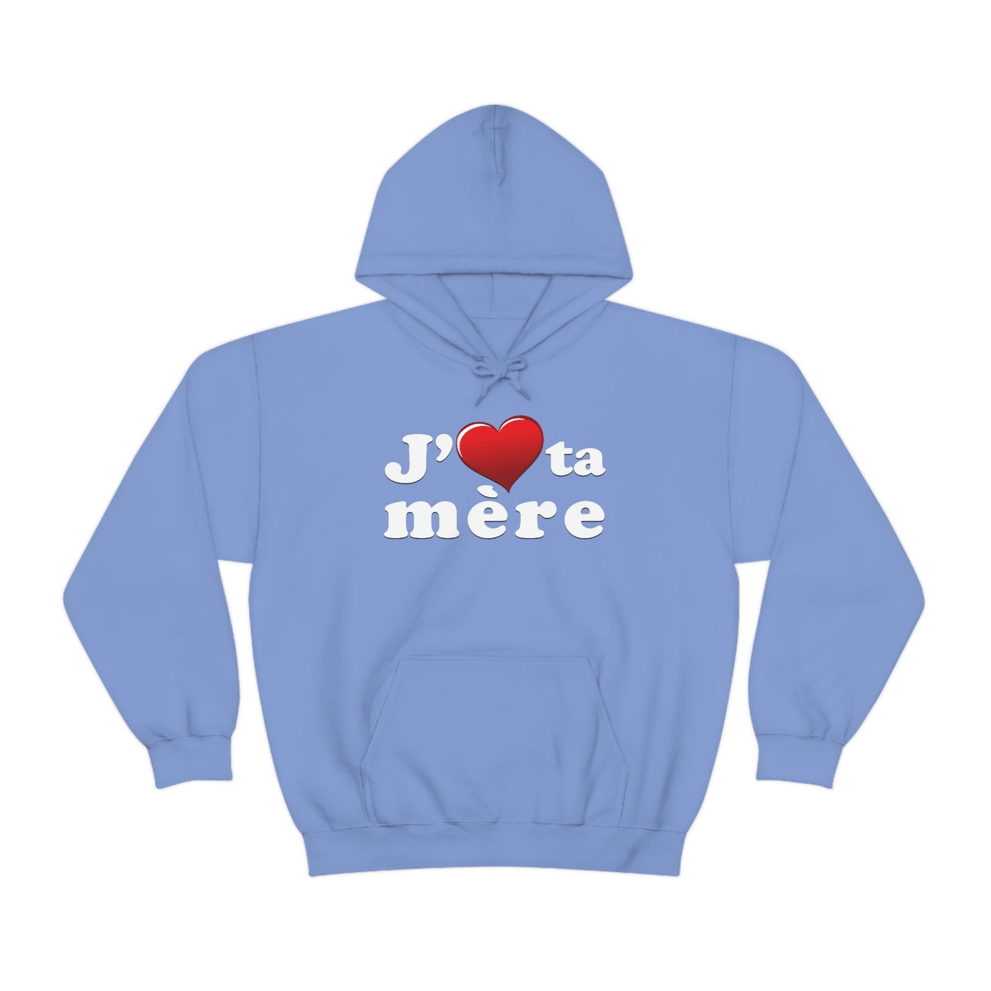 J' ♥ te mère - Unisex Heavy Blend™ Hooded Sweatshirt