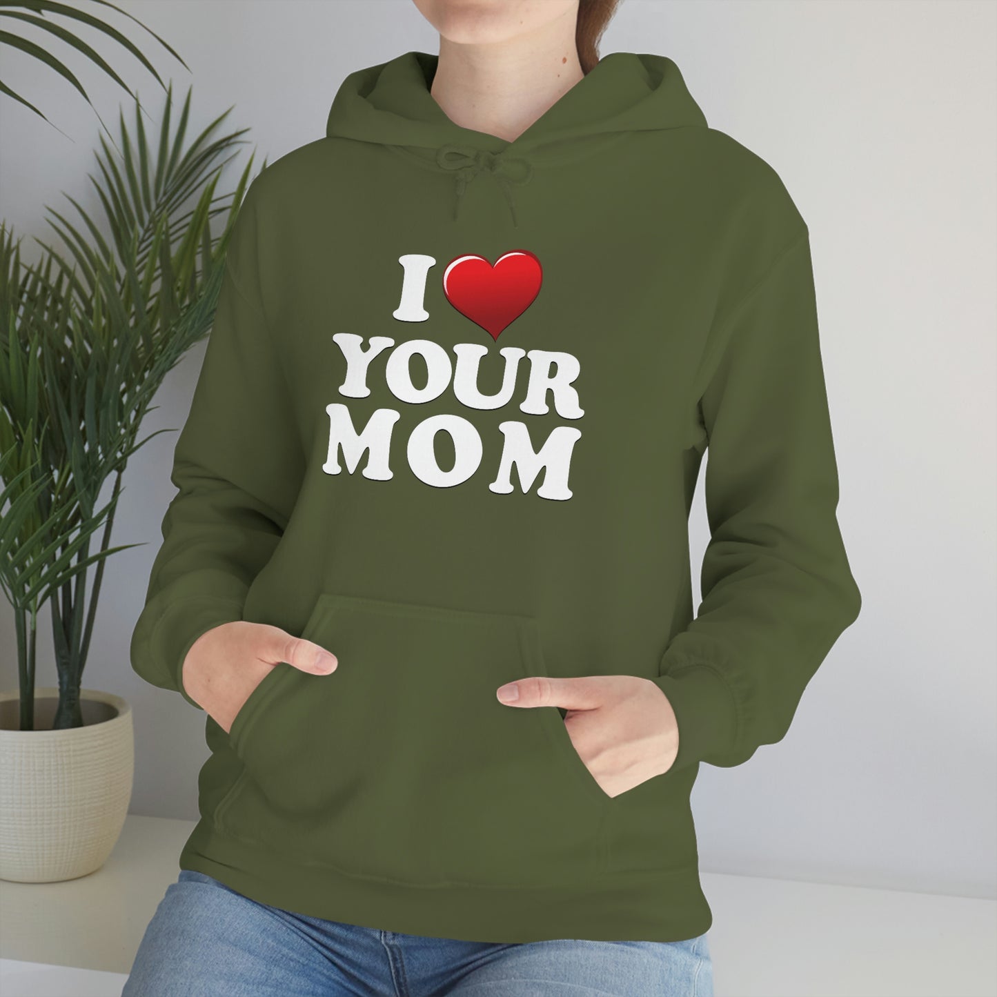 I ♥ Your Mom - Unisex Heavy Blend™ Hooded Sweatshirt