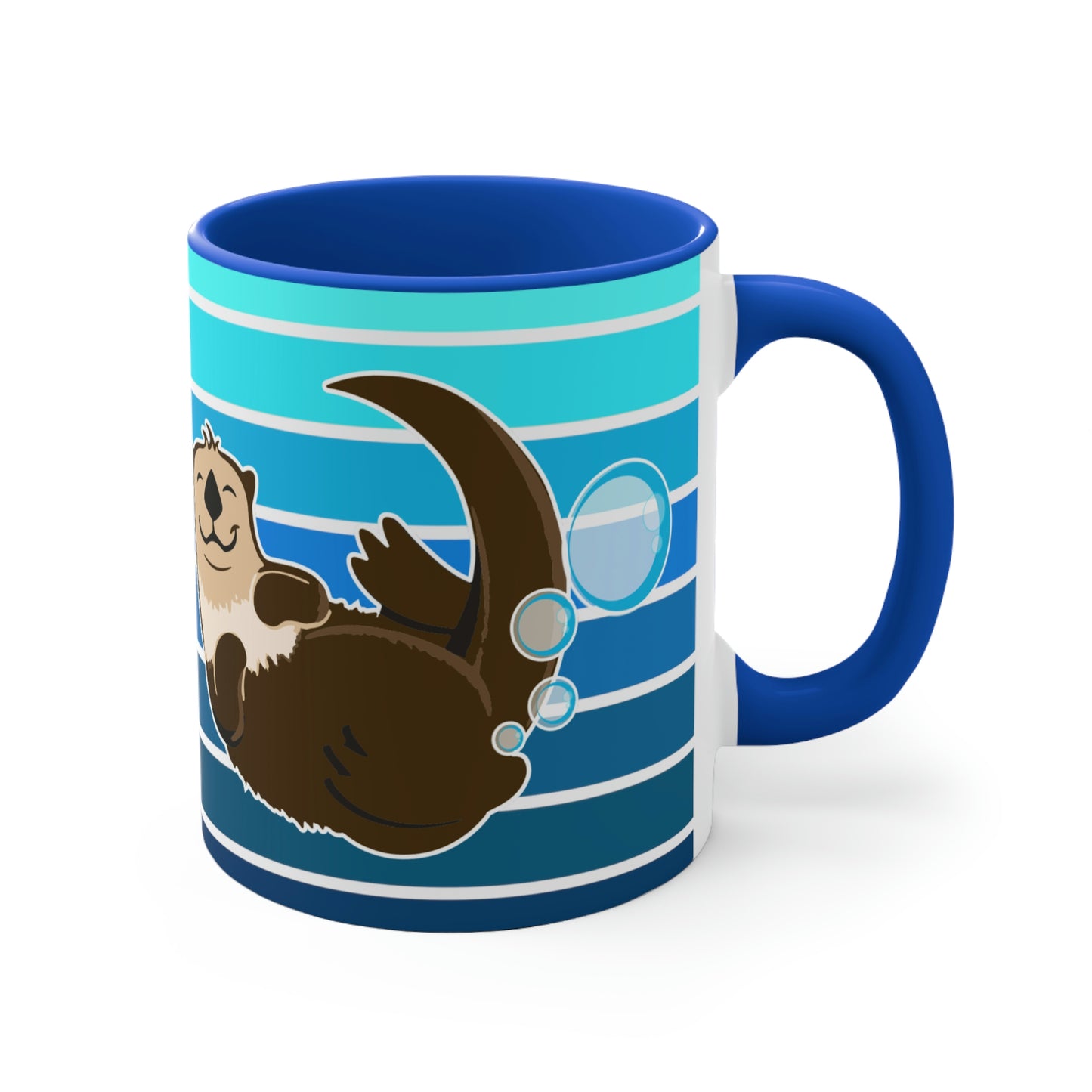 Farting Sea Otter - 11oz Accent Coffee Mug
