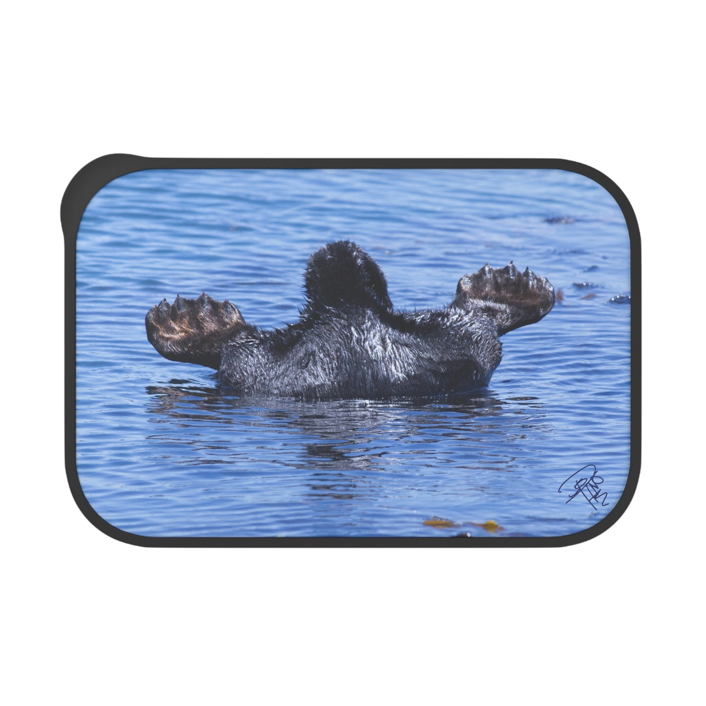 Sea Otter Butt - PLA Bento Box with Band and Utensils