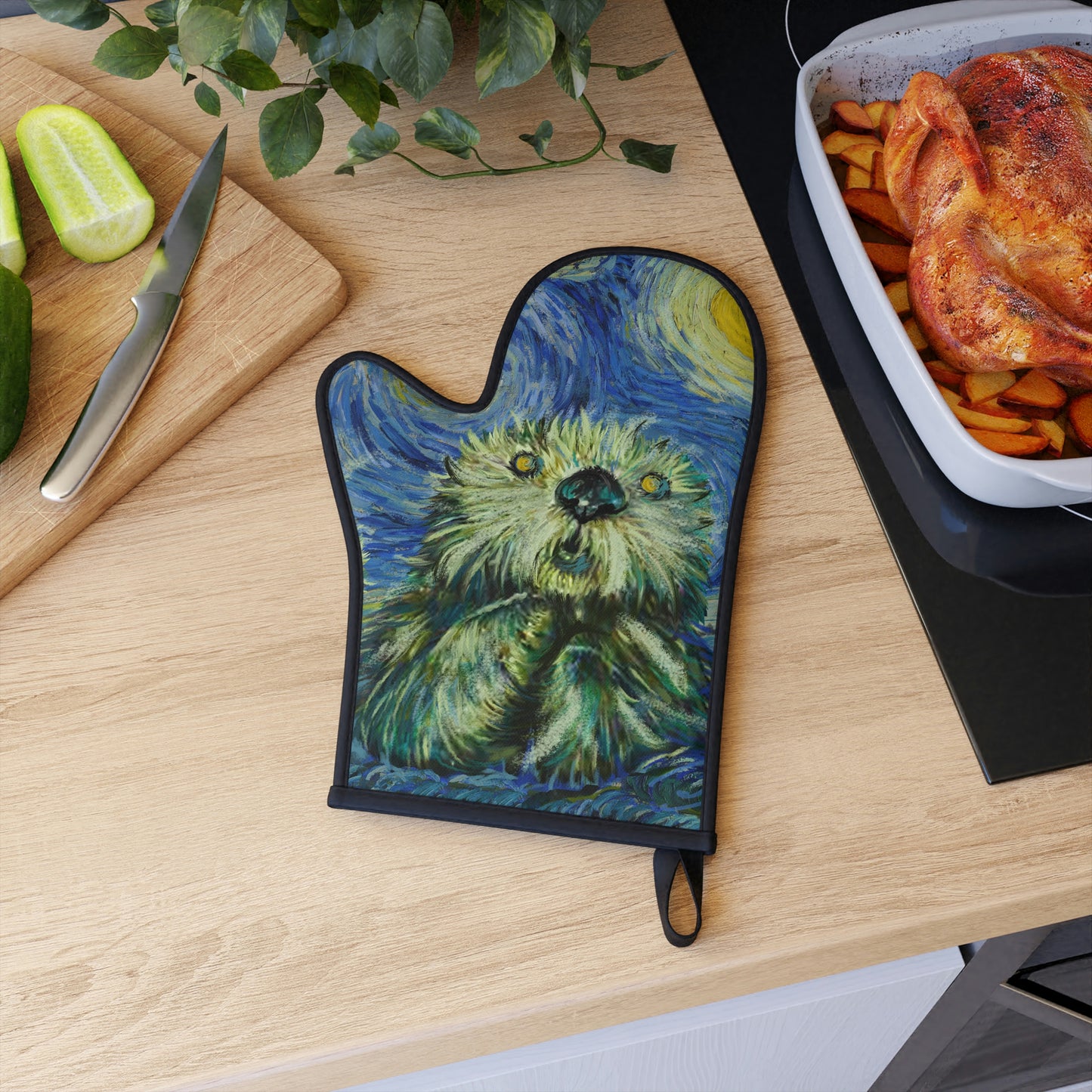 Starry Monterey Night - Oven Glove