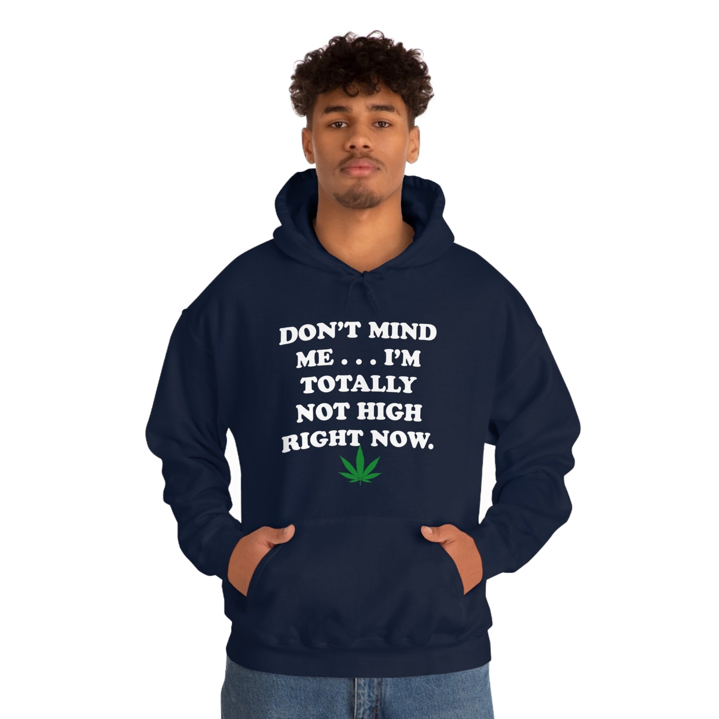 Totally Not High Right Now - Unisex Heavy Blend™ Hooded Sweatshirt