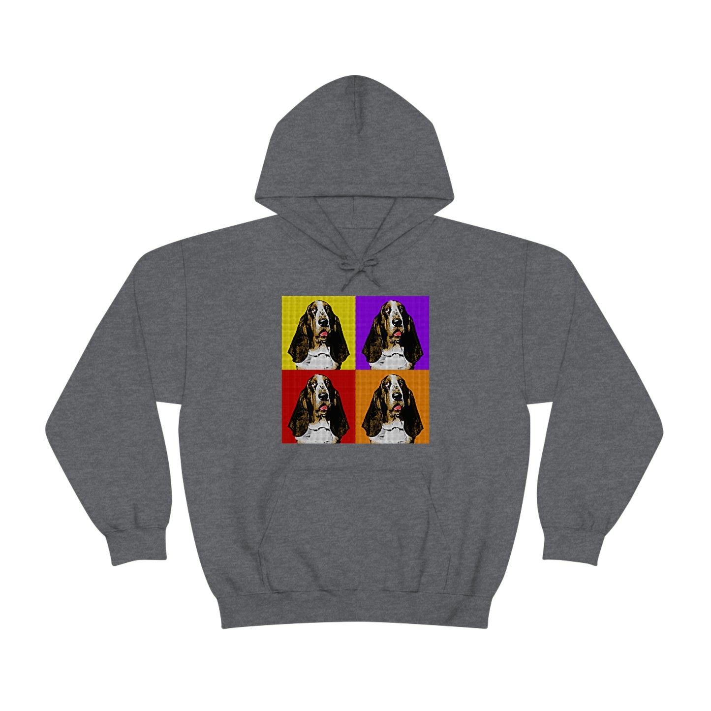 Basset Pop Art - Unisex Heavy Blend™ Hooded Sweatshirt