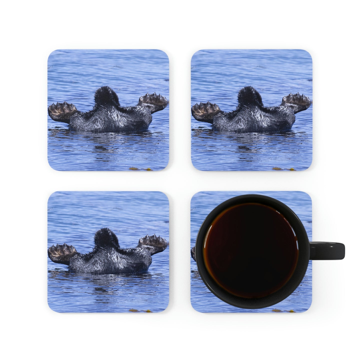 Corkwood Coaster Set