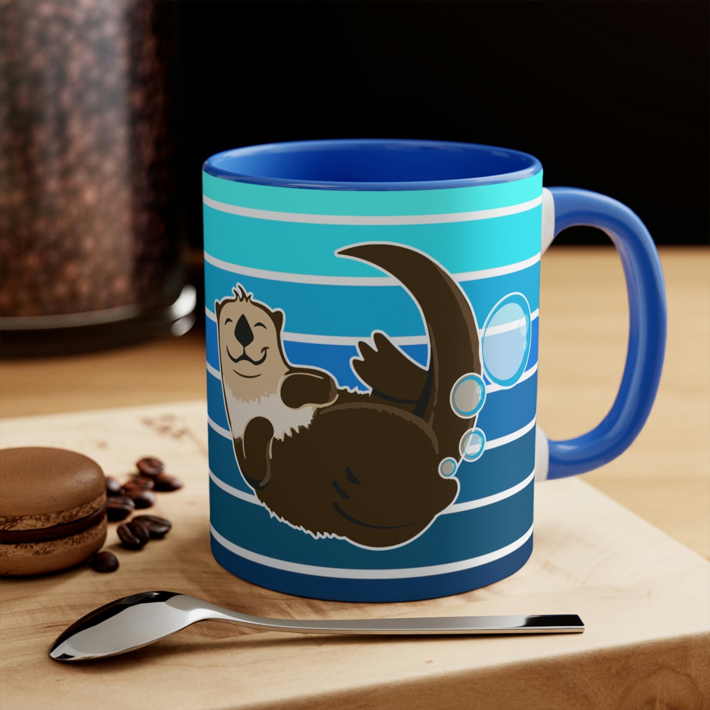Farting Sea Otter - 11oz Accent Coffee Mug