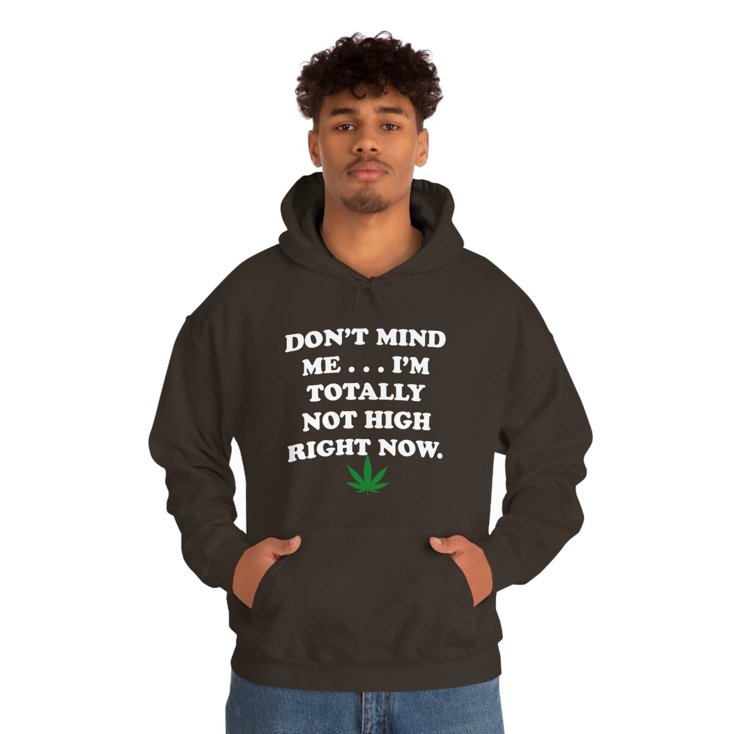 Totally Not High Right Now - Unisex Heavy Blend™ Hooded Sweatshirt