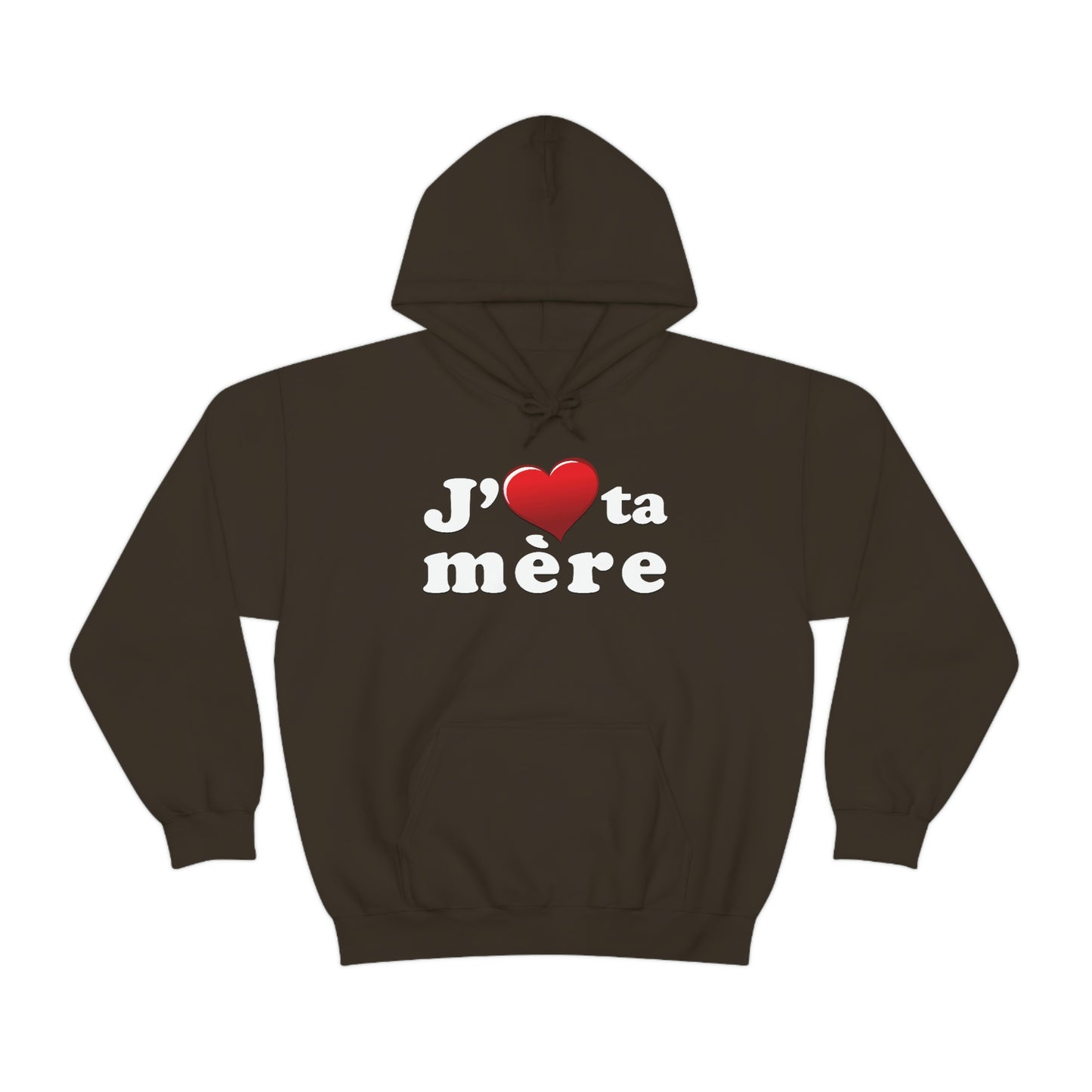 J' ♥ te mère - Unisex Heavy Blend™ Hooded Sweatshirt