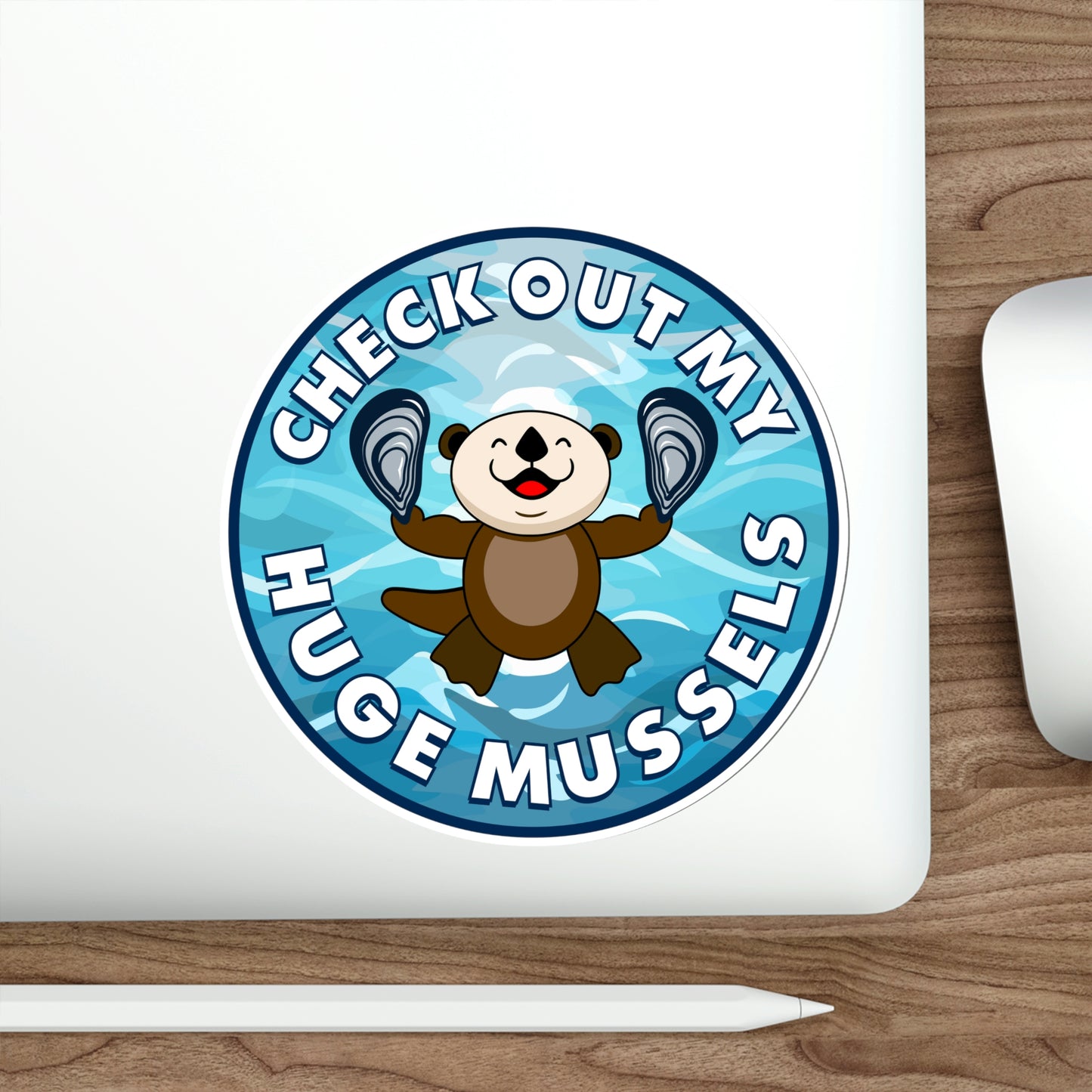 Huge Mussels Sea Otter - Die-Cut Stickers