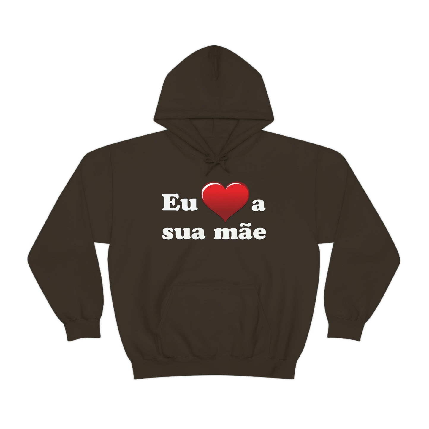 Eu ♥ a sua mãe - Unisex Heavy Blend™ Hooded Sweatshirt