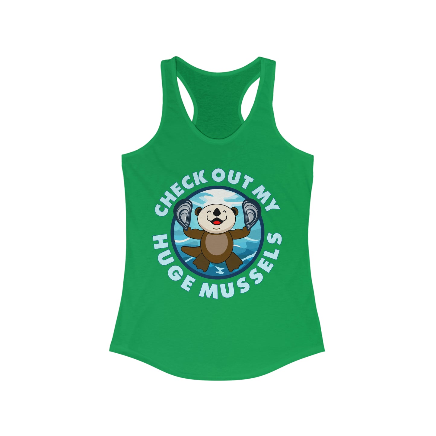 Huge Mussels (Dark Shirts) - Women's Ideal Racerback Tank