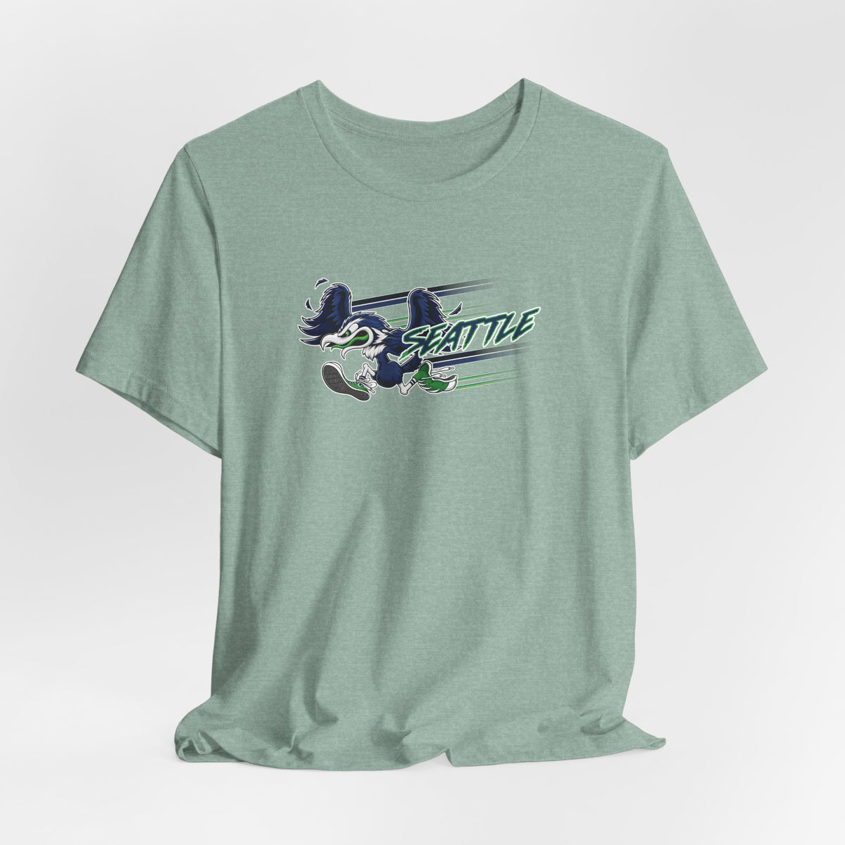 Gas Pump Seahawk (for Seattle fans) - Unisex Jersey Short Sleeve Tee