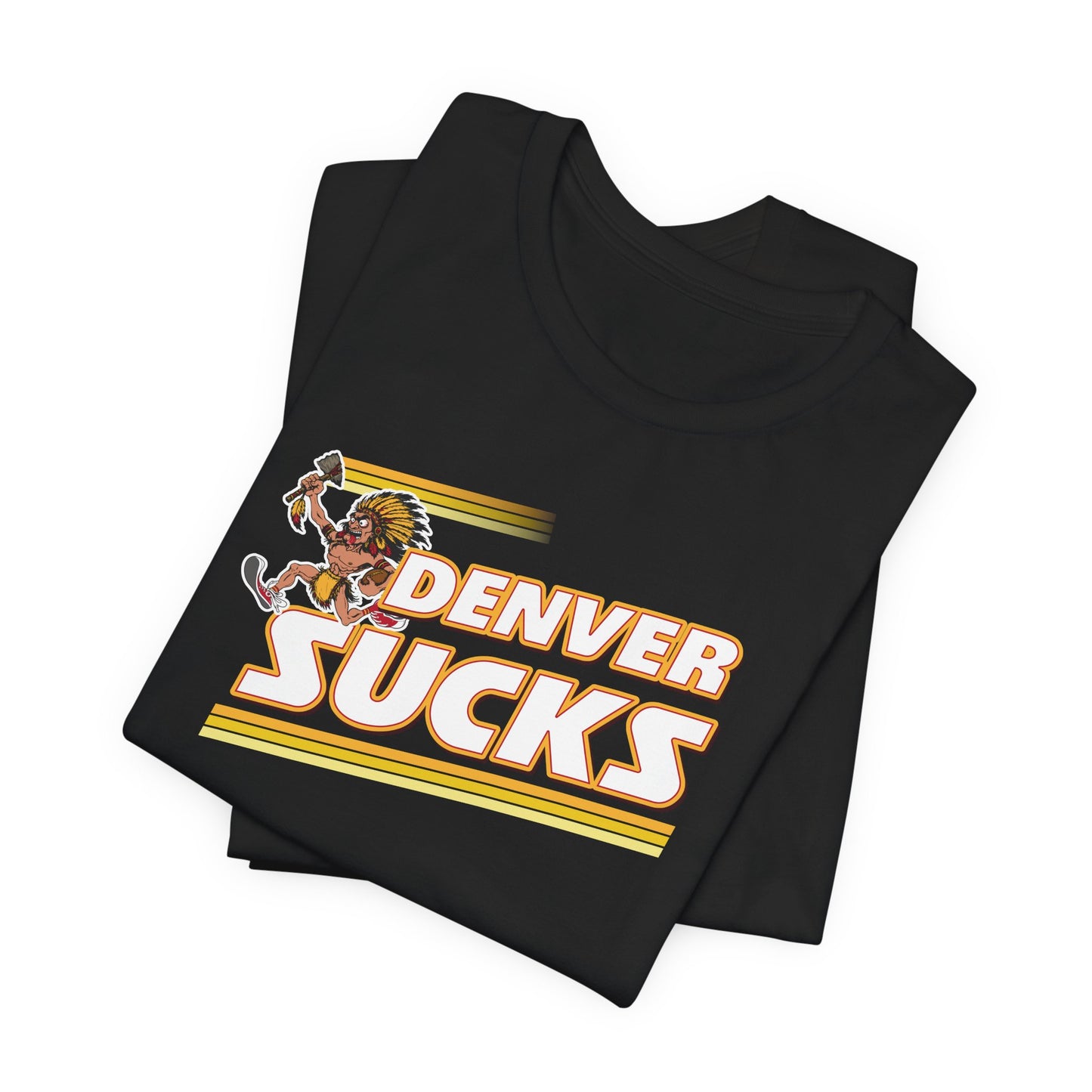 I Hate Denver (for Kansas City fans) - Unisex Jersey Short Sleeve Tee