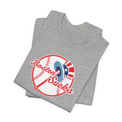 Boston Sucks (for NYC fans) - Unisex Jersey Short Sleeve Tee