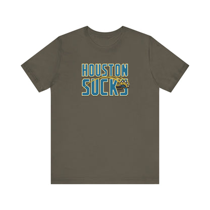 Houston Sucks (for Jacksonville fans) - Unisex Jersey Short Sleeve Tee