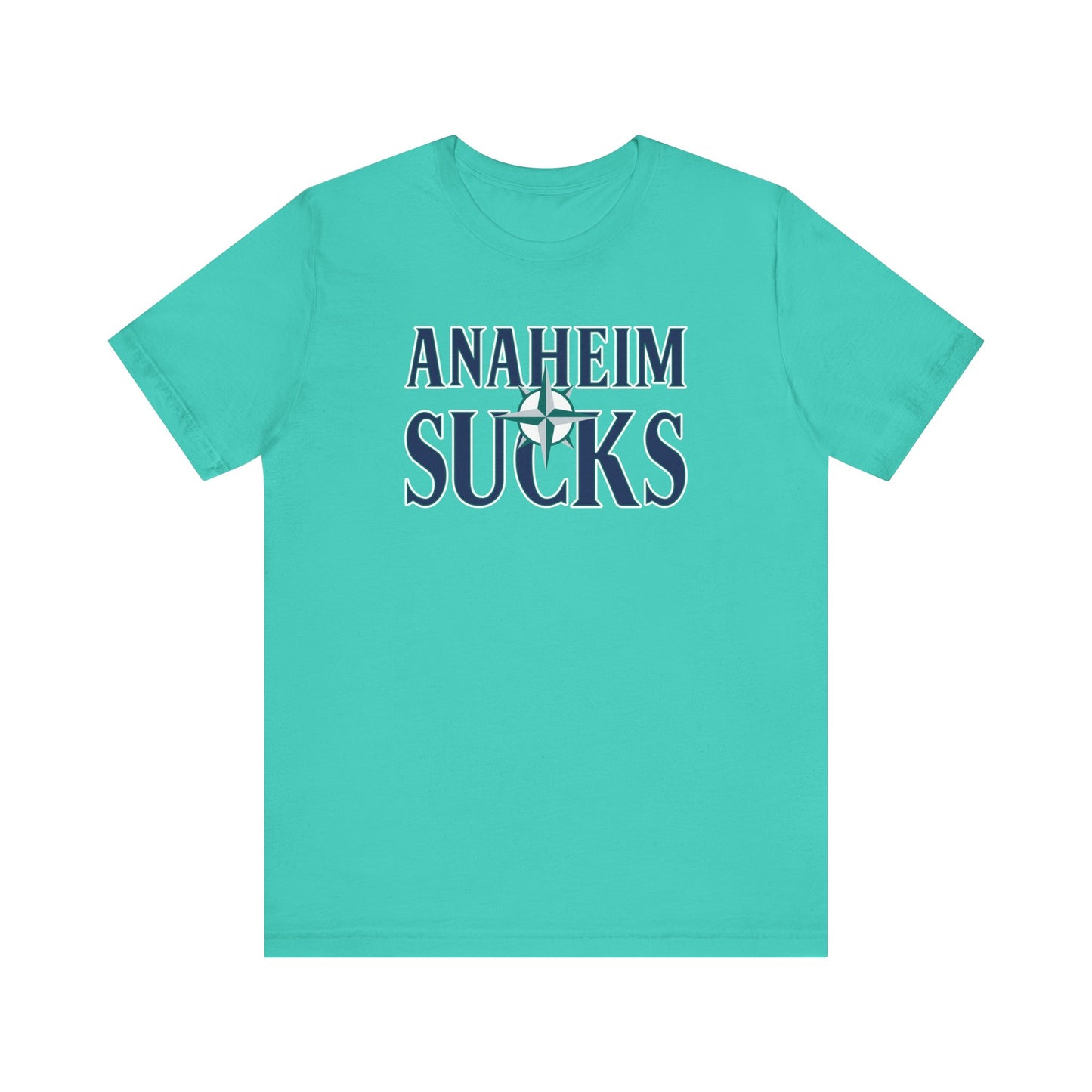 Anaheim Sucks (for Seattle fans) - Unisex Jersey Short Sleeve Tee