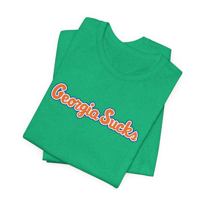 Georgia Sucks (for Florida fans) - Unisex Jersey Short Sleeve Tee