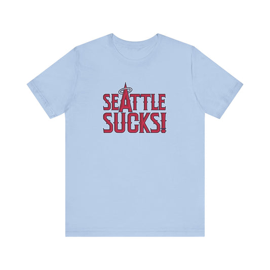 Seattle Sucks! (for Angels fans) - Unisex Jersey Short Sleeve Tee