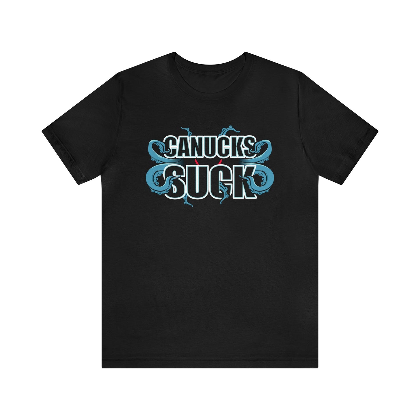 Cuh Nucks Suck (for Seattle Kraken fans) - Unisex Jersey Short Sleeve Tee
