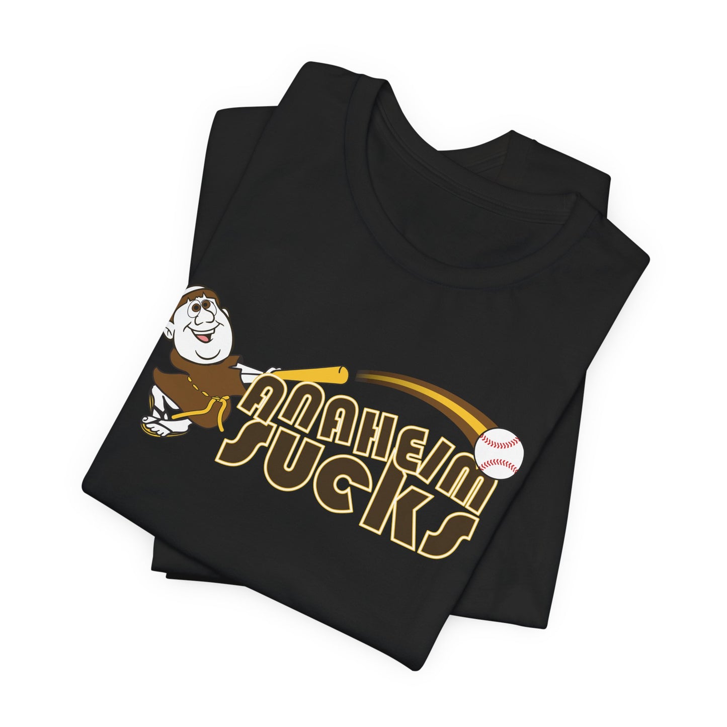 Anaheim Sucks! (Padres fan art) - Unisex Jersey Short Sleeve Tee