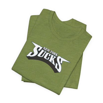New Yorks Sux (for Philadelphia fans) - Unisex Jersey Short Sleeve Tee