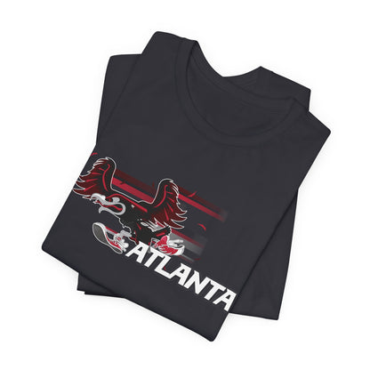 Gas Pump Hawk (for Atlanta fans) - Unisex Jersey Short Sleeve Tee