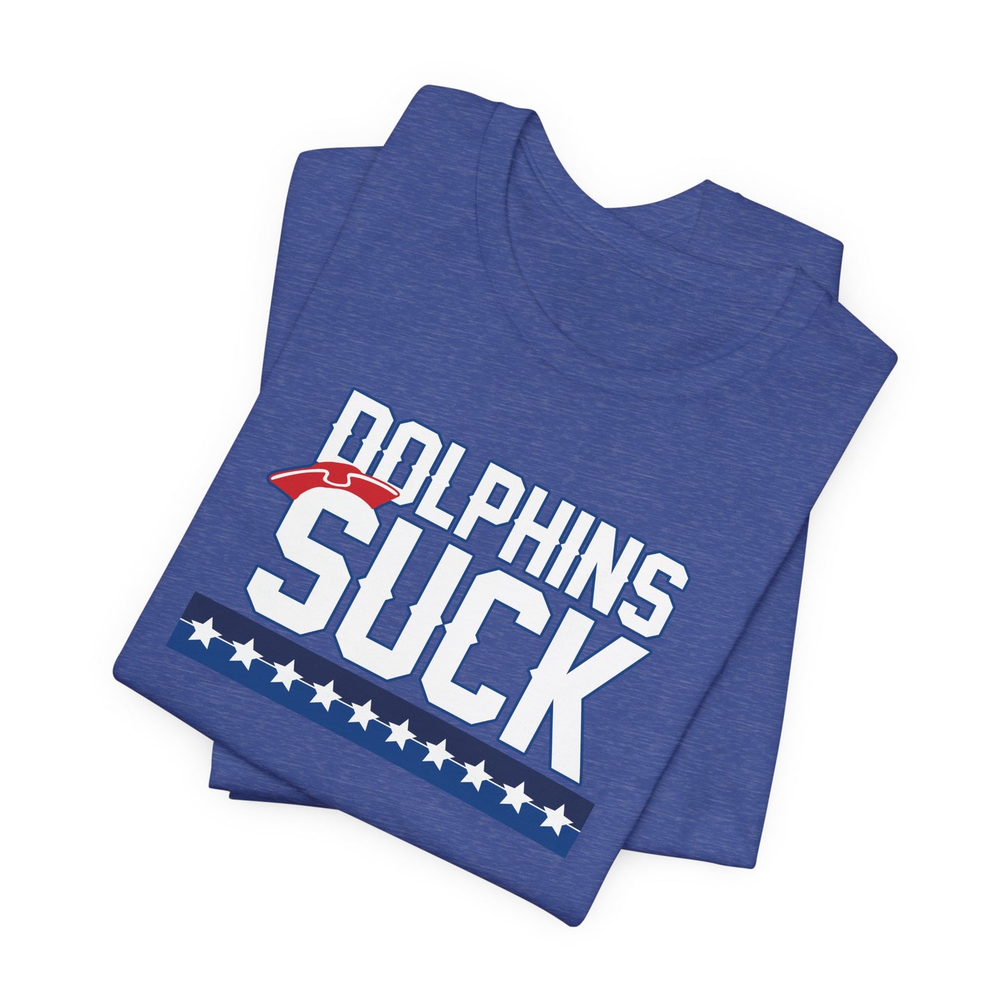 Shiny Mammal Fish Suck (for New England fans) - Unisex Jersey Short Sleeve Tee