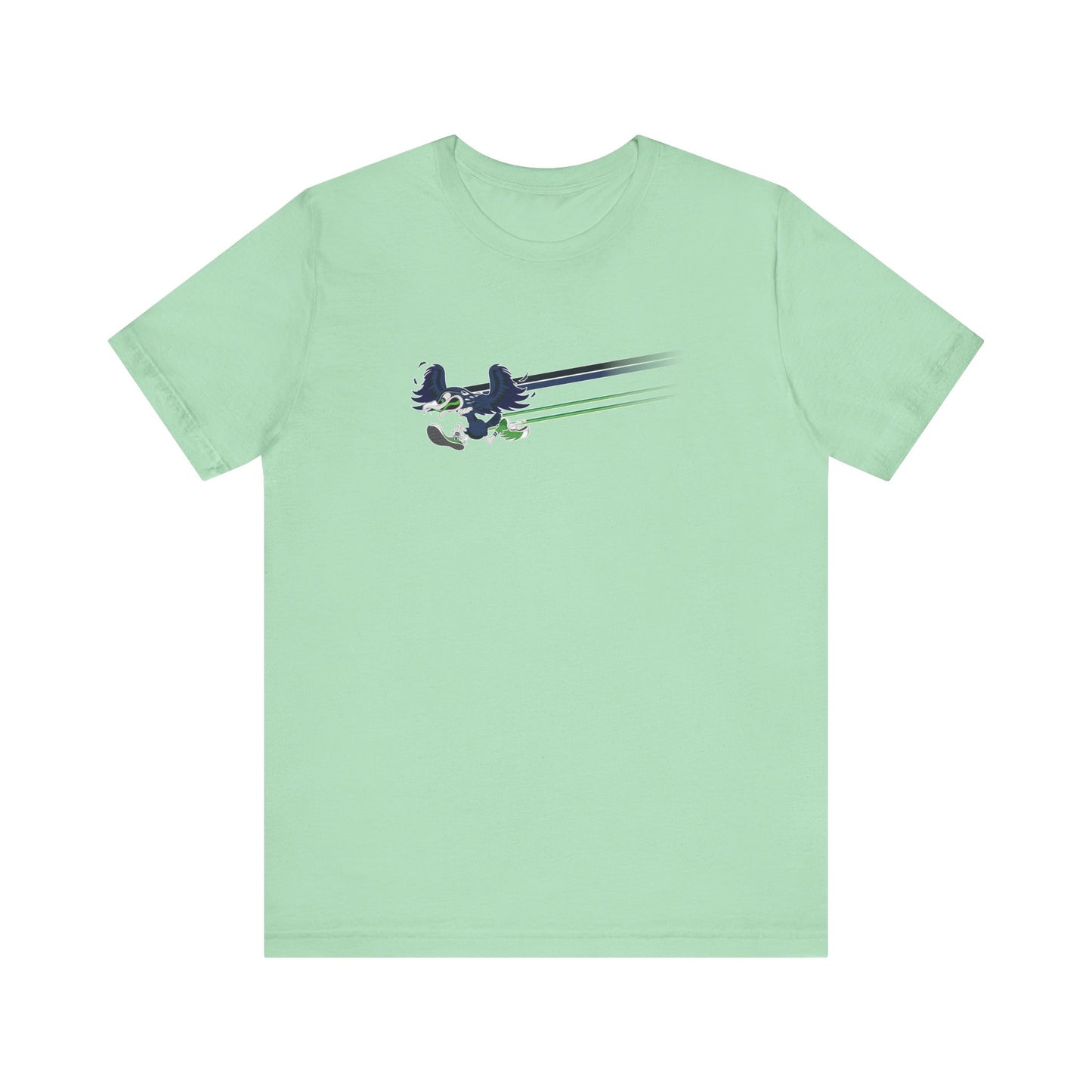 Gas Pump Seahawk Swooshing (for Seattle fans) - Unisex Jersey Short Sleeve Tee